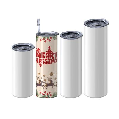 China 2021 New Arrival 15oz 20oz 30oz Disposable Double Wall Vacuum Insulated Sublimation Blanks Lean Tumbler for sale