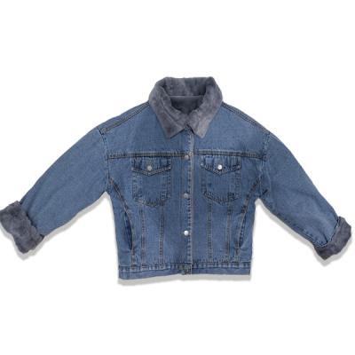 China Sale Denim Jacket Women Luxury Warm Breathable Winter Women's Full Fur Coat for sale