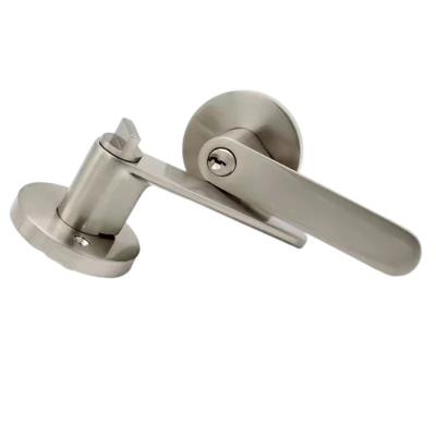 China Heavy duty and good quanlity modern heavy duty zinc alloy door handle stain nickel finish door handle and door lock lever handle for sale