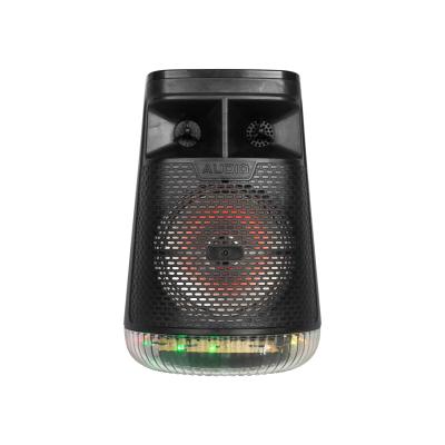 China New 2021 Radio Speaker Portable 6.5 Inch Bluetooth Battery Speaker With Colorful Light for sale