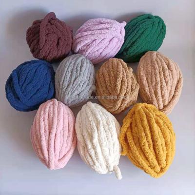 China Wholesale Fashion Chunky Yarn Chenille For Hand Knitting Blanket 2cm Chunky Yarn Width For Hand Knitting Blanket for sale