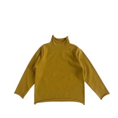 China Winter High Neck Sweater Bottom Shirt Casual Girls Fashion Top Good Quality Kid Clothes Sweater for sale