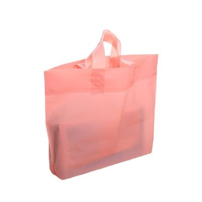 China BIODEGRADABLE Wholesale Custom Biodegradable LDPE Handle For Packaging Clothing Plastic Bag for sale