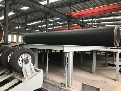 China Steel Pipe Anticorrosion Process Liquid Epoxy Spraying Coating And 3 Layer HDPE Coating Process for sale