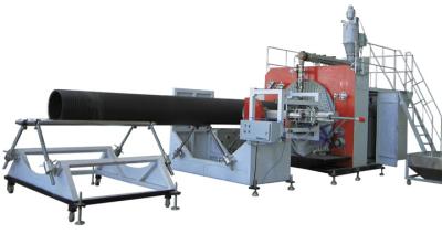 China PE Spiral Pipe Production Line Dim 300mm-1200mm for sale