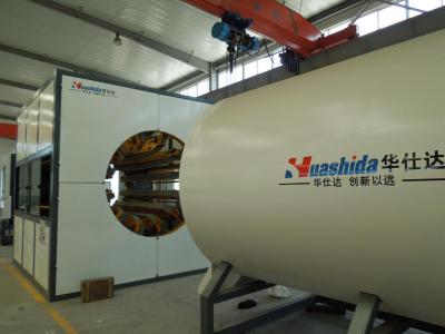 China HDPE Pipe Extrusion Line Plastic Pipe Extruder HDPE Solid Wall Pipe Extrusion Line 75-250mm for sale