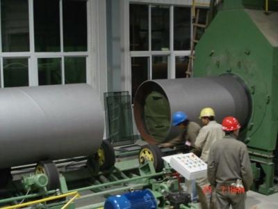 China 3PE Anti Corrosion Pipe Machine Shot Blasting Line For Pipes High Safety for sale