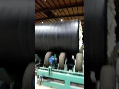 Polyurethane Spraying Foam HDPE Winding Protective Jacket Pre insulated Steel Pipe Equipment