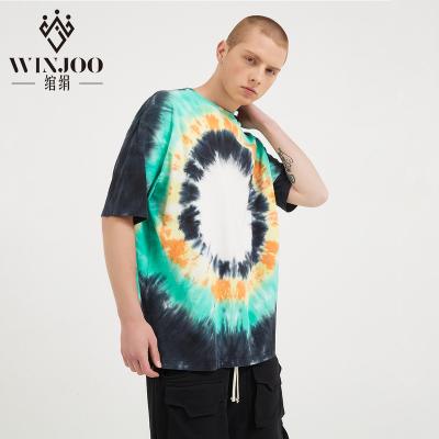 China High Quality Customized Anti-Wrinkle O-Neck T-shirt Printed With Pattern T-shirt Vintage Street Style T Shirt For Man for sale