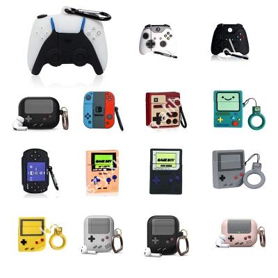 China Fanshion 2 Pro Silicone Game Console Gamepad Controller Headset Case Wireless Earphone Protective Shell Cover For Apple Airpods 1 for sale