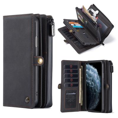 China Shockproof Business Leather Wallet with Card Holder Cell Phone Cases for iPhone 13 12 11 pro 7 max 8 plus case for Samsung S21 S20 Note10 for sale