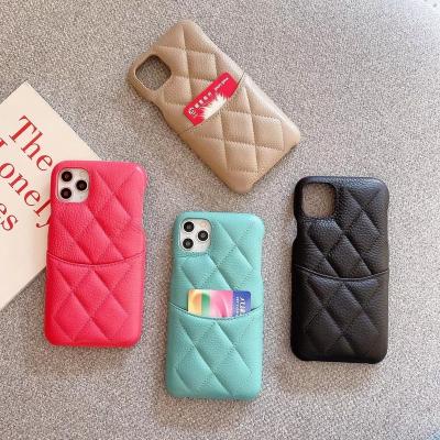 China Luxury Genuine Leather Shockproof Cell Phone Cases With Card Slot Cowhide Cell Phone Cases For iphone 13 12 11 pro X Max XS XR 7 8 plus for sale