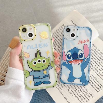 China Angel Eyes Cartoon Designer Transparent Back Cover Silicone Cell Phone Shockproof Case For iPhone 13 12 11 pro 7 8 max plus XR X XS max for sale