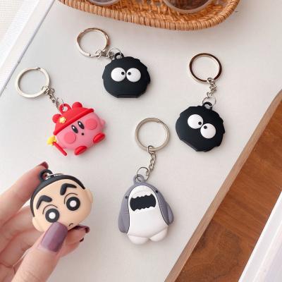 China 2021 Newest Cartoon Silicone Dog Anti-lost Cute Shockproof Cover Device Key Chain Tracker Case For Apple Airtags for sale