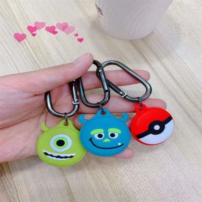 China 2021 New Cartoon Shockproof Cute Silicone Shockproof Anti-lost Landmark Tracker Cover Device Case For Apple Airtags for sale