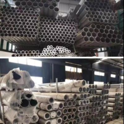 China 6061 6063 Aluminum Alloy Tube Extruded Round / Rectangular 610mm for sale