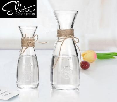 China Beverage 350 Beverage 500 1000ML Glass Bottle With Cork Drinking Bottles Juice Glass Bottle for sale