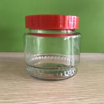 China Food Glass Food Storage Bottle With Cover Sealed Grains Nuts Jar Can Kitchen Matching Food Storage Box Container for sale