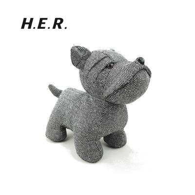 China Cute Animal Door Stopper Lovely Cartoon Dog Cloth Door Stopper Modern Door Stopper for sale