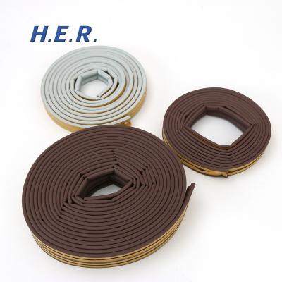 China Modern High Reliability P Form Epdm Self Adhesive Sealing Strip Window Door Sealing Strip Weatherstrip for sale