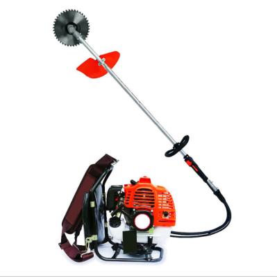 China 2-Stroke H445 52CC Gasoline Backpack Brush Cutter With Key Hedge Trimmers Spare Parts for sale