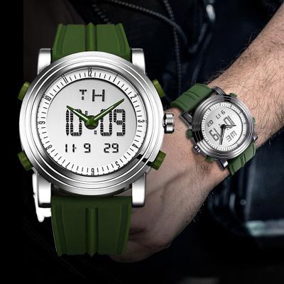 중국 Men's Digital Watch 50PCS MOQ Custom Logo Watches Chronograph Wristwatches Waterproof Quartz Sports Watch 판매용