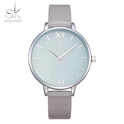 Cina Shengke Watches Women Fashion Style Female Watch Elegant Ladies Leather Casual Quartz Wristwatches Montre Femme Reloj Mujer 0056 in vendita