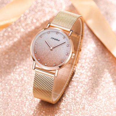 China Sinobi Women Rose Gold Ladies Wrist Watches Luxury Dial Quartz Watch Waterproof Jam Tangan Relogio Feminino S9854L à venda