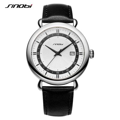 중국 Charm Quartz Watch Black Leather Men Wrist Watch Japan Movement Hot Business Watch S9844G 판매용