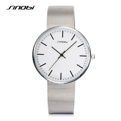 China SINOBI Simple Men Watch 9601 Milan Casual Dress Male Quartz Watches Luxury Men Wristwatch 2035 Movement for sale