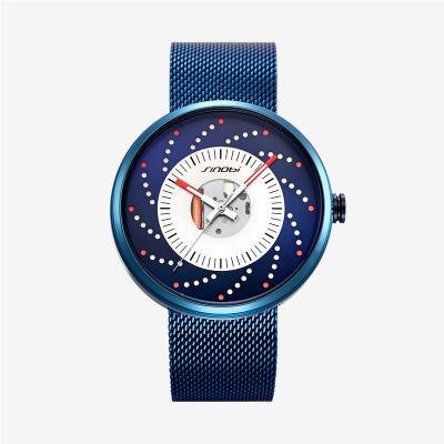 China SINOBI Creative Men Watch 9784 Milan Mesh Gear Design Male Quartz Watches Luxury Man Wrist Watch 2035 Movement Te koop