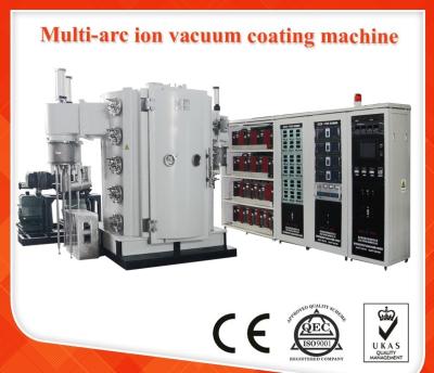 China Vertical PVD Vacuum Coating Machine , Multi Arc Ion High Vacuum Plating Machine For Metal Parts for sale