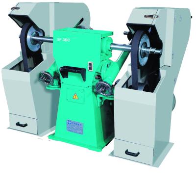 China Abrasive Sanding Belts Automatic Polishing Machine , Belt Polishing Machine Sanitary Industry 370kg for sale