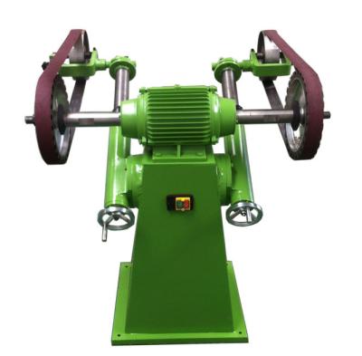 China Smooth / Bright  Semiautomatic Wheel Polishing Machine Clean Casting Riser 1100*1200*1050mm for sale