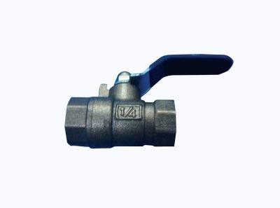 China Full Port Bronze Ball Valve Two Way Air Operated Small Resistance With The Fluid for sale