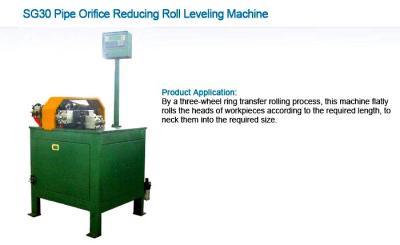 China Deep Wave Pipe Production Line , Pipe Orifice Reducing Roll Leveling Machine for sale