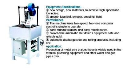 중국 고속 가동 가능한 호스 철사 끈 기계 철사 마구 엄밀한 호스 판매용