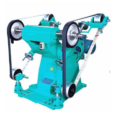 China Big Power Sand Belt Grinding And Polish Machine With Two Cloth Wheel for sale