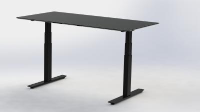 China electric 2 segment desk leg for standing office desk, back to back height adjustable desk fram for sale