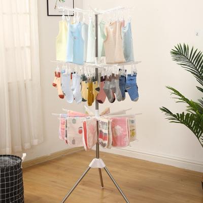 China Plastic Installation (Waist) Adjustable Folding Clothes Stretch Expandable Multiple Sizes Holding Baby Clothes Stretch for sale