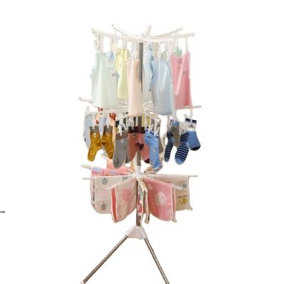 China 2021New Design Durable Adjustable Expandable Waist Foldable (Waist) Clothes Rack Household Drying Rack for sale