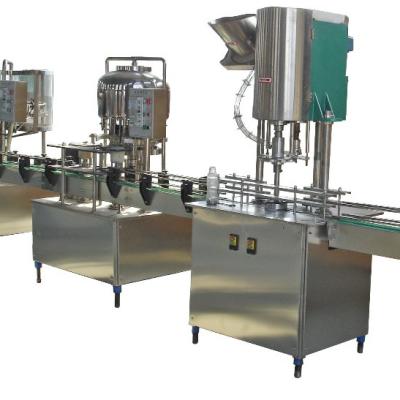 China Automatic Beverage Aerosol TIn Can Filling Sealing Machine for sale