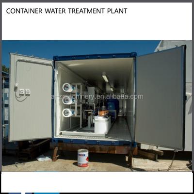 China 20t per hour mobile water treatment desalination plant for sale