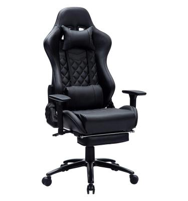 China Ergonomic Computer Gaming Chair Adjustable (Height) 165 Degree High Quality Synthetic Leather for sale