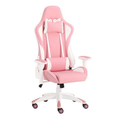 China (Size) Adjustable Modern Cheap Ergonomic Executive Leather Pink Chair Office Furniture Gaming Chair for sale