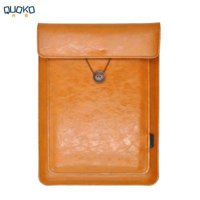 China Microfiber Double Layer High Capacity Style Microfiber Laptop Sleeve Leather Case, For Surface Pro 4/5/6 12.3 inch Sleeve Cover for sale