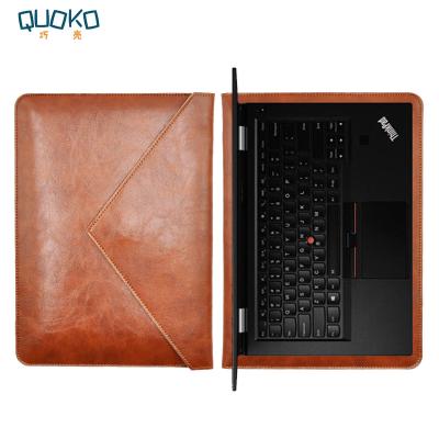 China Style Leather Microfiber Envelope Material Laptop Sleeve Case For Gifts, For Lenovo Thinkpad X1 Carbon 14inch With High Quality for sale