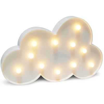 China Festival/Christmas/Balcony Lights 3D Decoration/Party Birthday Gifts LED Cloud Shaped Unique LED Table Lamp Love Baby Nurse Night Light for sale