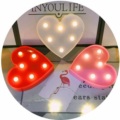 China Best Unique Festival/Christmas/Christmas/Decoration/Party LED Light Baby Love Baby Night Light Heart Shaped Table Lamp LED For Room Party Home Decoration for sale