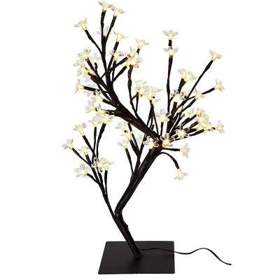 China Indoor Artificial Christmas/Festival/Table Lamp Night Light Decoration 45CM 48Led Cherry Blossom Tree Christmas Room Lights for sale